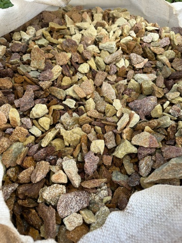 Златолит персиковый декоративная каменная крошка купить в Нижегородской области