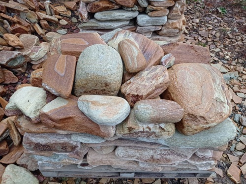 Златолит жёлтый, жёлто-зелёный глыбки и валуны для ланшафтного дизайна купить в Нижегородской области