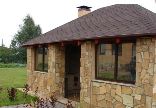 Плитняк златолит жёлтый для фасада 1,5-3 см купить в Нижегородской области